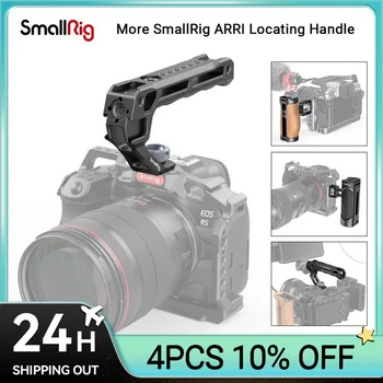 SmallRig ARRI Umiestnenie Najvyššie Rukoväť Drevený Mini Strane Rukoväte pre Sony pre Canon pre BMPCC Fotoaparátu Nikon Klietka s ARRI Diera
