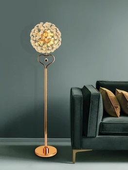 Jednoduché, Moderné Svetlo Luxusné Crystal Obývacia Izba, Hviezdna Poschodí Lampa Osobnosti Nordic Púpava Spálňa Svetlo