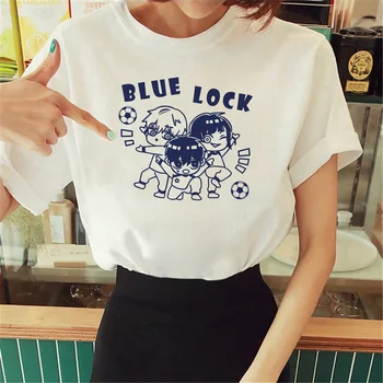 Blue Lock Tee ženy anime t shirt žena 2000s oblečenie