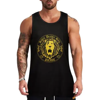Lion ' s Pride Späť Tank Top telocvični príslušenstvo mužov pánske tričko