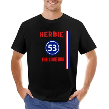 Herbie ( Auto 53) Love Bug T-Shirt muž oblečenie mužov tričko