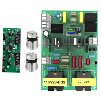 Ultrazvukový Čistič Digitálna Doska 150W+Doske Displeja+2X40KHz 50W Vibračná Hlava pre Auto Podložka Stroj(DG2 220V)