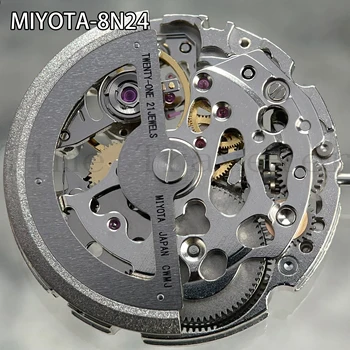 Japonsko Pôvodné Miyota 8N24 Kostra Mechanického Pohybu 21 Šperky Vysokej Presnosti Automatickom vinutia Pohyb 8N24 Zlato/Striebro