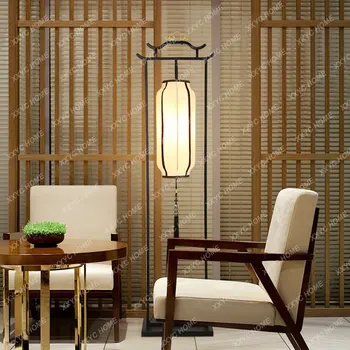 Nová Čínska Poschodí Lampa Obývacia Izba Čínsky Štýl, Čaj Izba Hotel Villa Starožitné Vertikálne Stolná Lampa