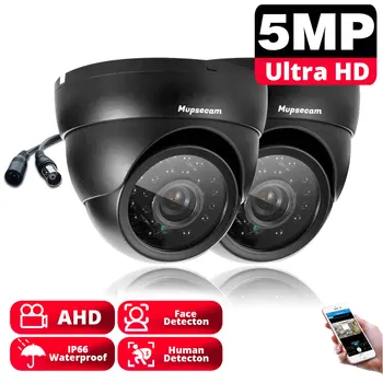Xmeye AHD Dome CCTV Kamera 2 ks 5MP IČ Mini AHD Kamery BNC Vnútorné Vonkajšie IR CUT Filter 24LEDS HD Nočné Videnie Ľudských Detekcie