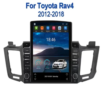 Pre Tesla Štýl 2Din Android12 autorádia Pre Toyota RAV4 4 XA40 5 XA50 12+ Multimediálne Video Prehrávač, GPS Stereo Carplay DSP Fotoaparát