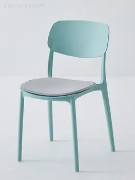 Stolička domov svetla luxusné jedálenské stoličky Nordic jednoduché moderné operadlo biely jedálenský stôl a stoličky čalúnené spálni, stôl, stoličku