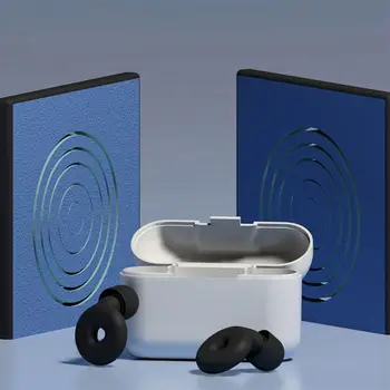 Zvukovo izolované Hluku Silikónové chrániče sluchu Slúchadlové Chrániče, Nepremokavé Plávanie Ušné Zátky Zníženie Plávanie Príslušenstvo s Úložný Box