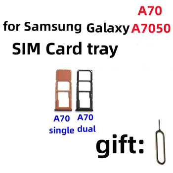 Pre Samsung Galaxy A70 A705/F/G A7050 zásuvka na Kartu SIM Držiak Sim Karty Slot adaptér a Micro SD Kartu, Držiak S voľným Vysunutia